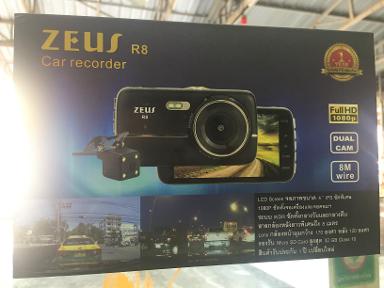 HOT!!! กล้องบันทึกเหตุการณ์หน้า/หลัง รถยนต์ ZEUS R8